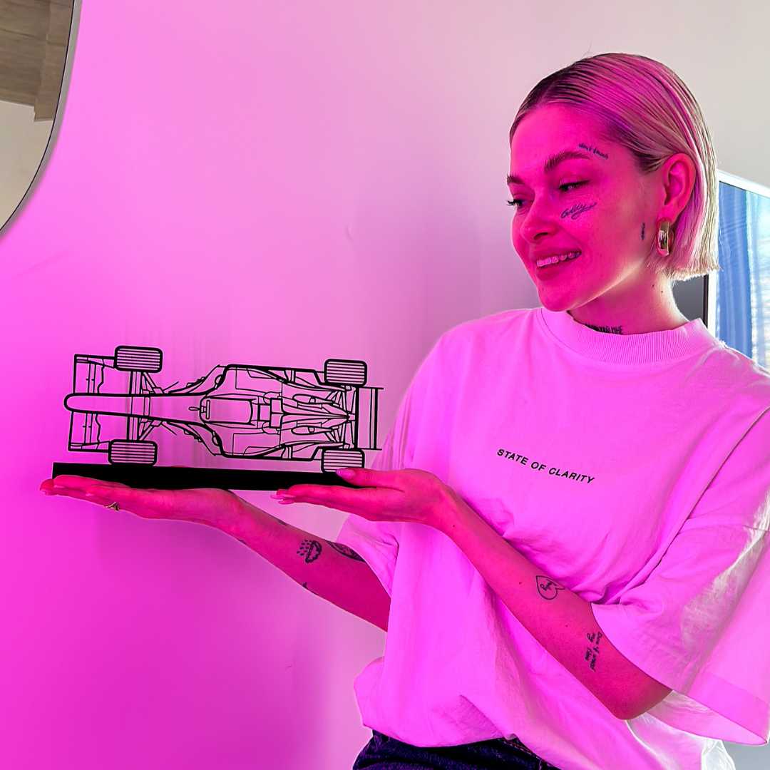 Silhouette de Voiture Personnalisée à Poser