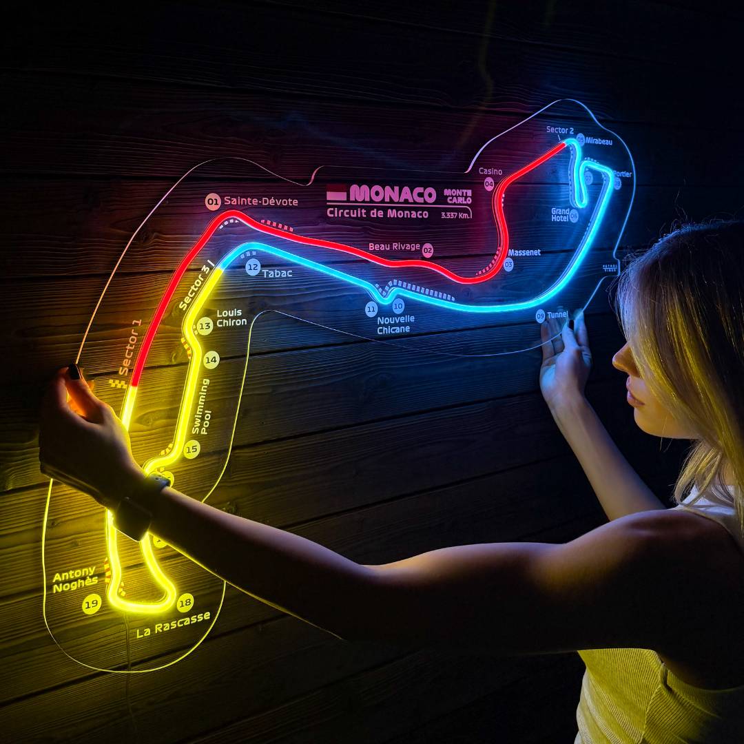 Circuit De Spa-Francorchamps Circuit de course néon