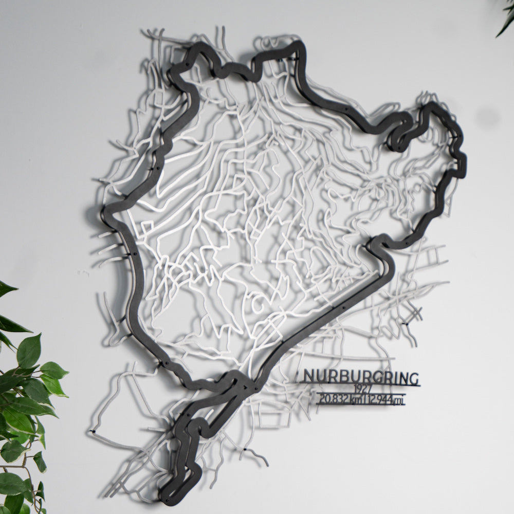 Nürburgring Nordschleife Décoration murale métallique