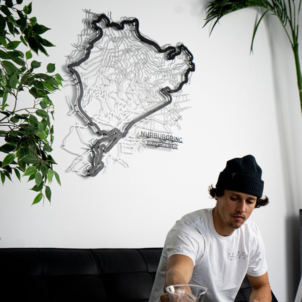 Nürburgring Nordschleife Décoration murale métallique
