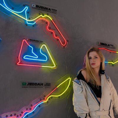 Circuit de Course Néon Personnalisé