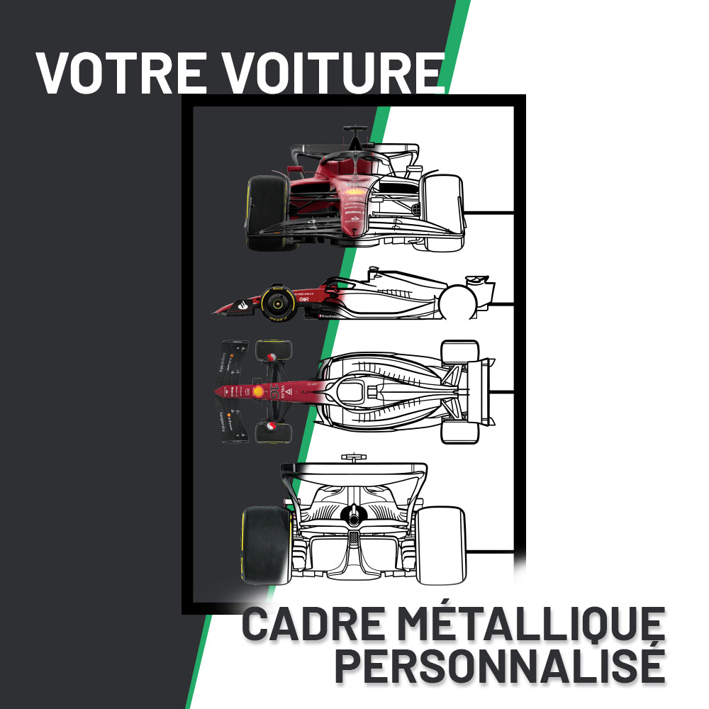 Art Mural Métallique : Cadre de Voiture Personnalisé