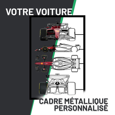 Art Mural Métallique : Cadre de Voiture Personnalisé