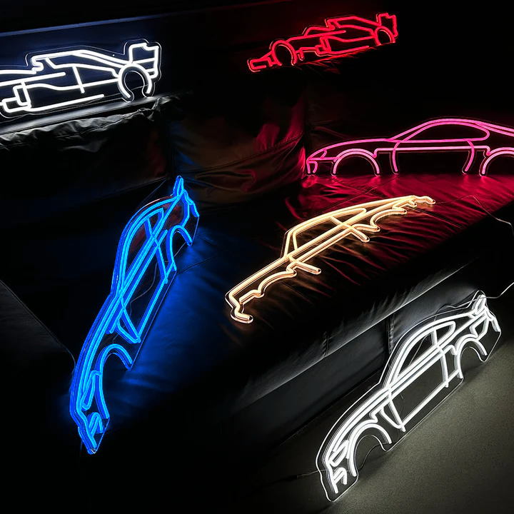 Silhouette Néon Personnalisée