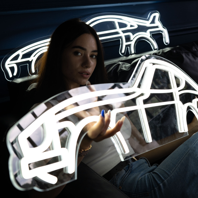 Silhouette Néon Personnalisée