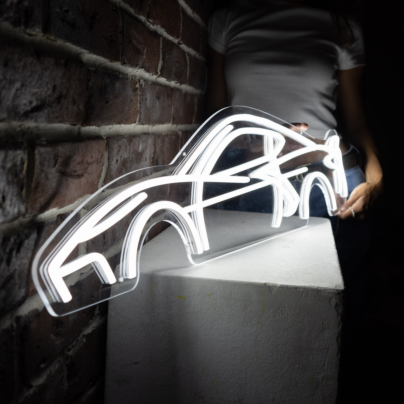 Silhouette Néon Personnalisée