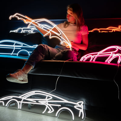 Silhouette Néon Personnalisée