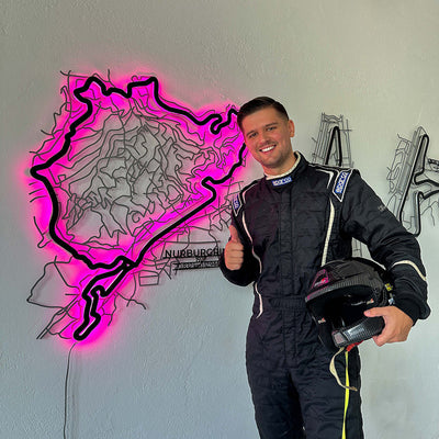 Nürburgring Nordschleife Décoration murale métallique