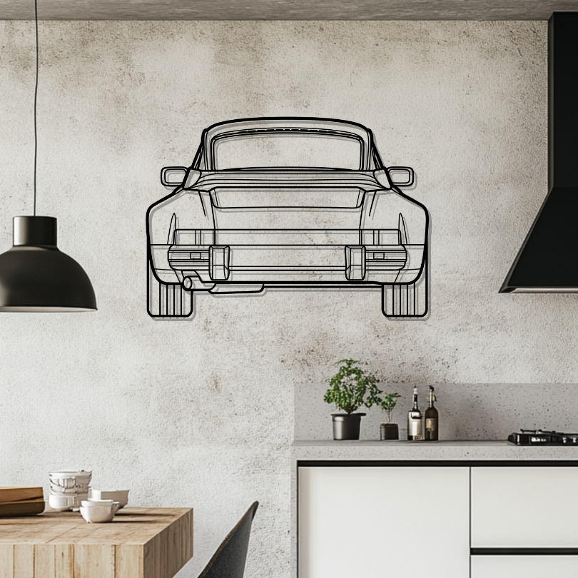 P Génération 2 Décoration murale métallique silhouette