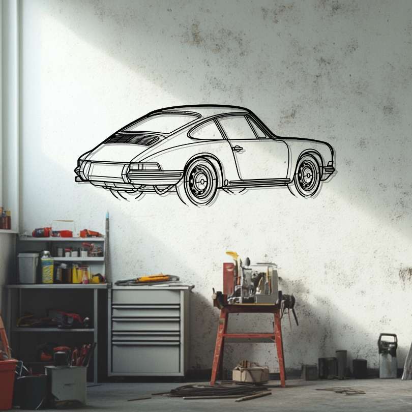 P Génération 1 Décoration murale métallique silhouette