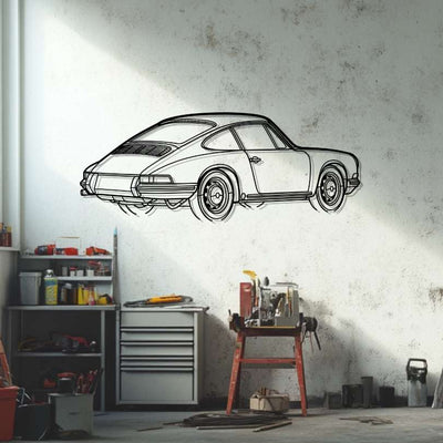 P Génération 1 Décoration murale métallique silhouette