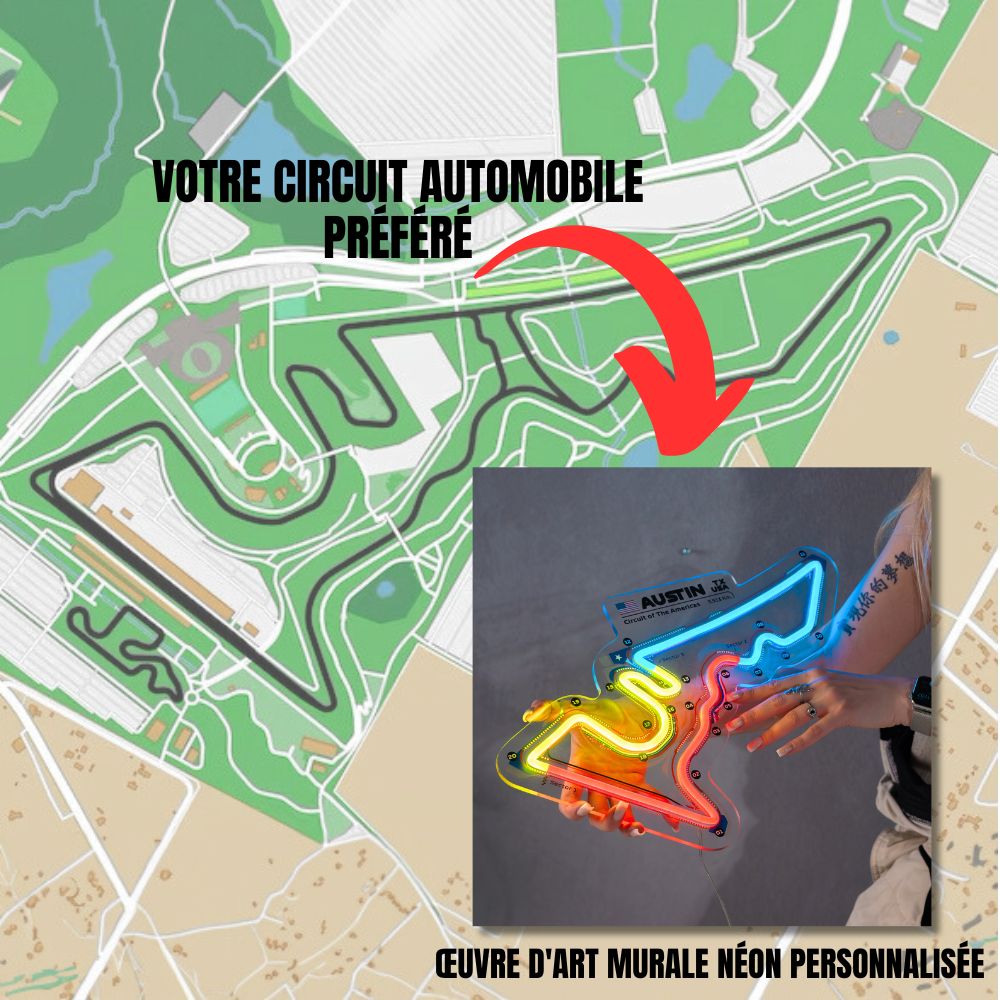 Circuit de Course Néon Personnalisé