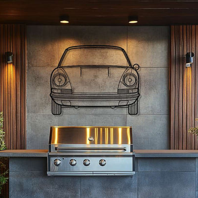 P Génération 1 Décoration murale métallique silhouette