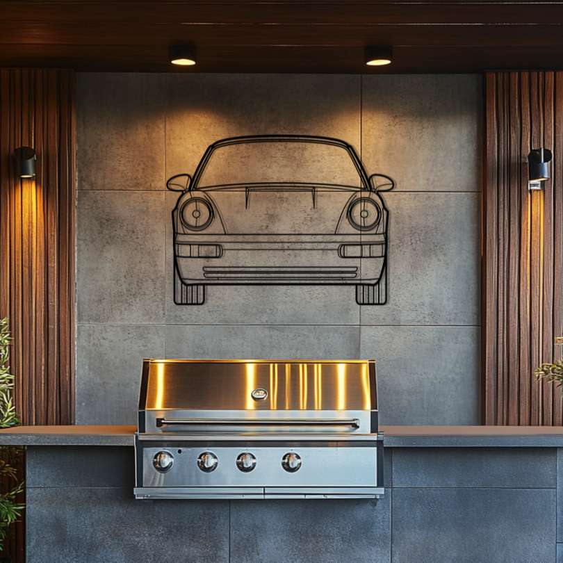 P Génération 3 Décoration murale métallique silhouette