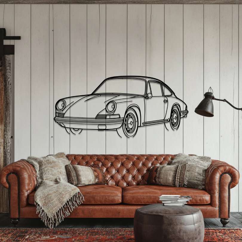 P Génération 1 Décoration murale métallique silhouette