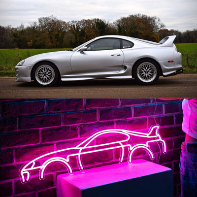 Silhouette Néon Personnalisée