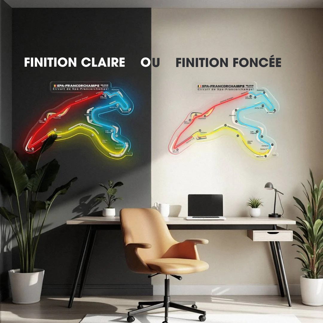 Circuit De Spa-Francorchamps Circuit de course néon